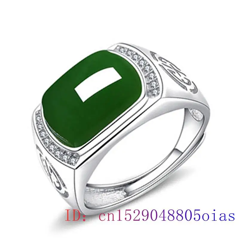 Women Accessories Trending - Green Jade Ring Gifts Fashion Men