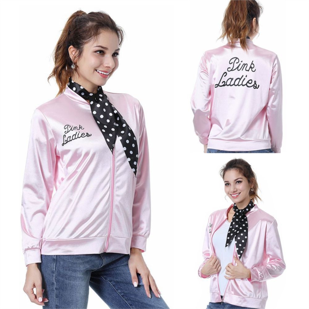 Women'S Clothing And Accessories - Pink Ladies Grease Cosplay Shirt Costume