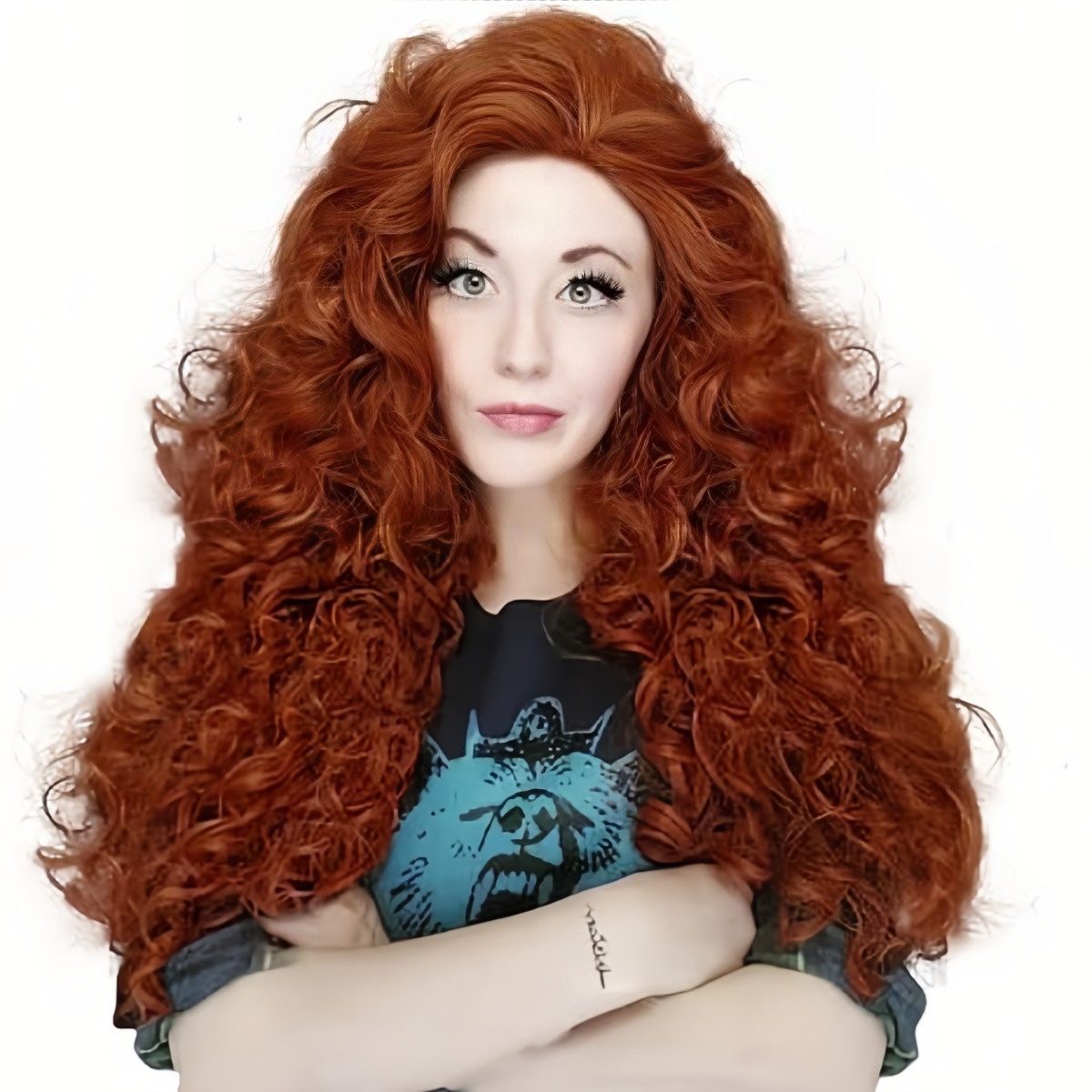 Women Accessories Brands - Anxin Brand Synthetic Fiber Wig: Red-Brown,