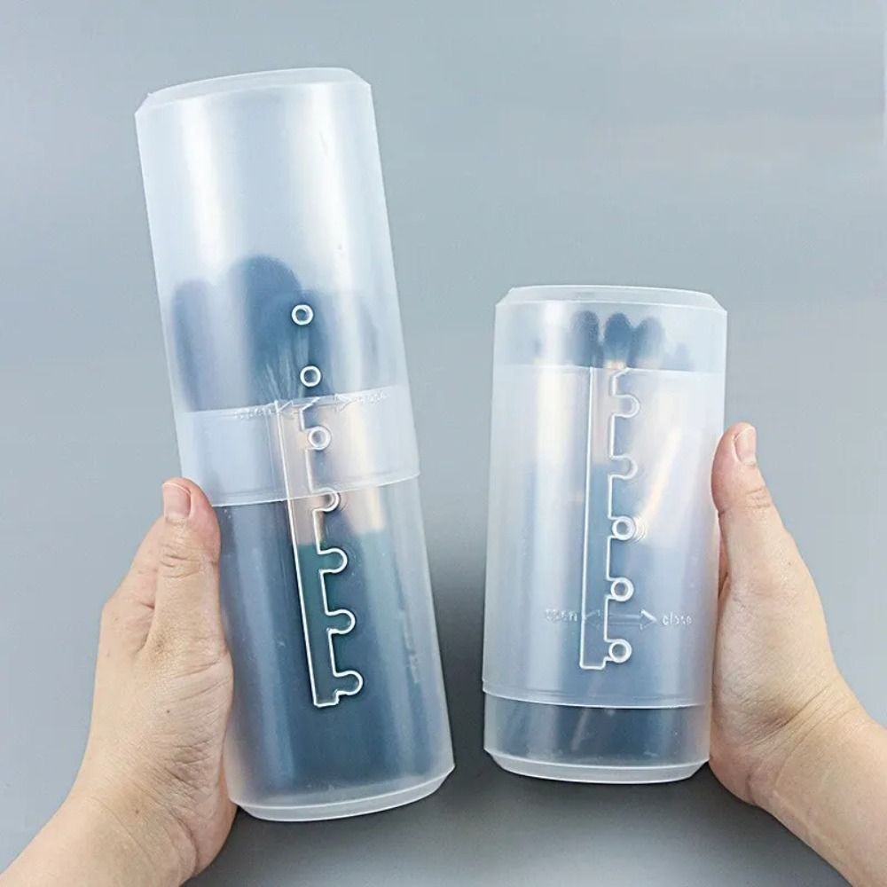 Portable Transparent Makeup Br - Women Accessories Organizer recension och pris