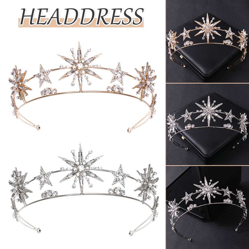 Star Shapedcrown Sparkling Rhi - Women'S Wedding Accessories recension och pris
