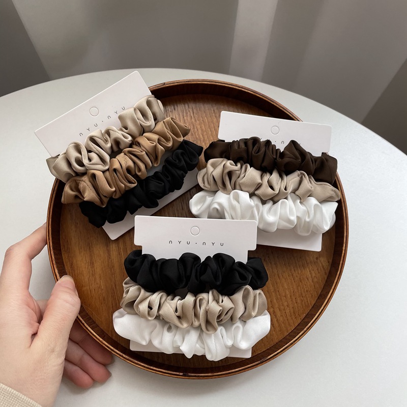 3/4/6Pcs/Set Satin Scrunchies  - Scrunchie Satin Set recension och pris
