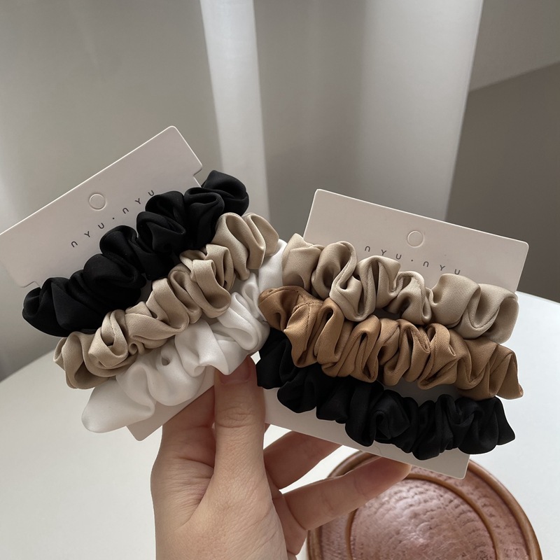 3/4/6Pcs/Set Satin Scrunchies  - Scrunchie Satin Set recension och pris