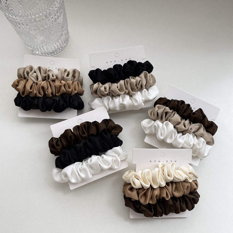 3/4/6Pcs/Set Satin Scrunchies  - Scrunchie Satin Set recension och pris