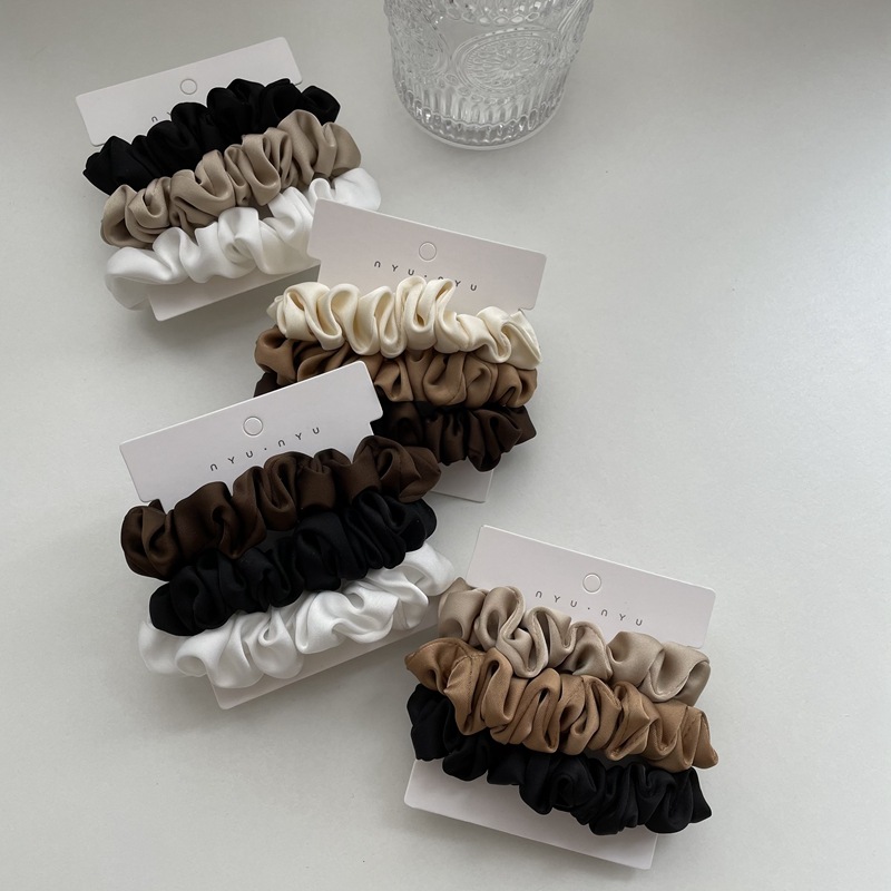 3/4/6Pcs/Set Satin Scrunchies  - Scrunchie Satin Set recension och pris