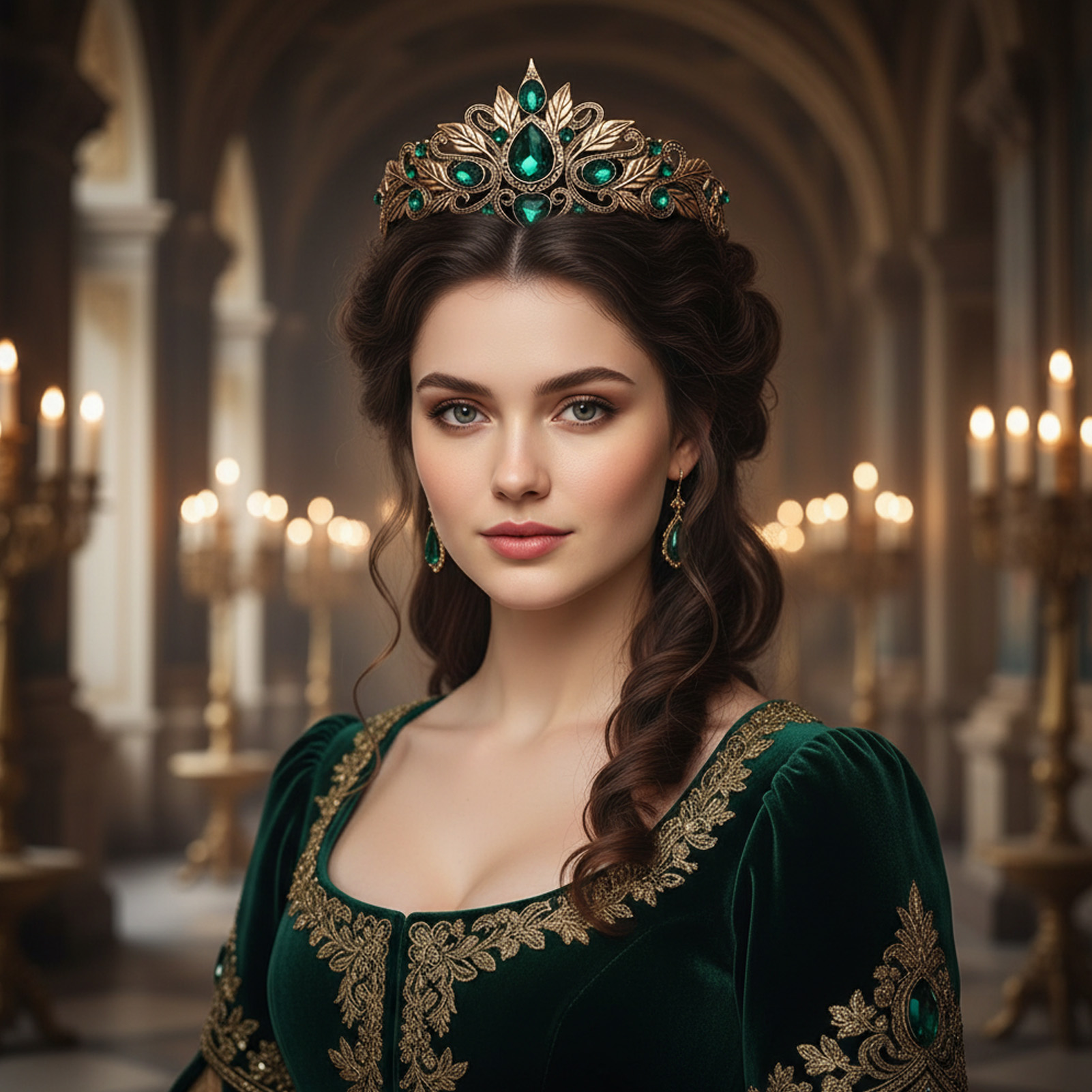 Baroque Style Round Tear Drop  - Women'S Wedding Accessories recension och pris