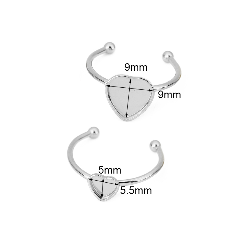5pcs PVD Never Fade Stainless  - Ring Set Adjustable recension och pris