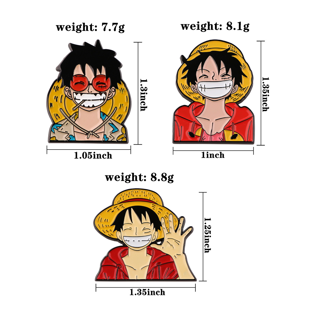 Pirate Adventure Anime Enamel  - Women'S Clothing And Accessories recension och pris