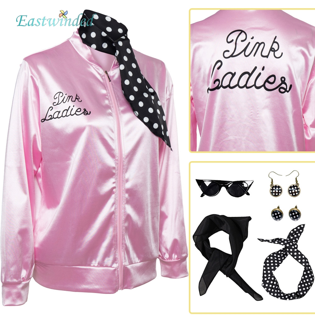 Pink Ladies Grease Cosplay Shi - Women'S Clothing And Accessories recension och pris