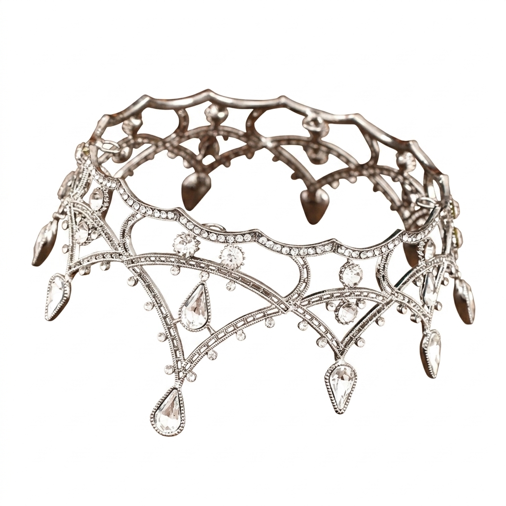 1pc Baroque Crystal Crown Eleg - Women'S Wedding Accessories recension och pris