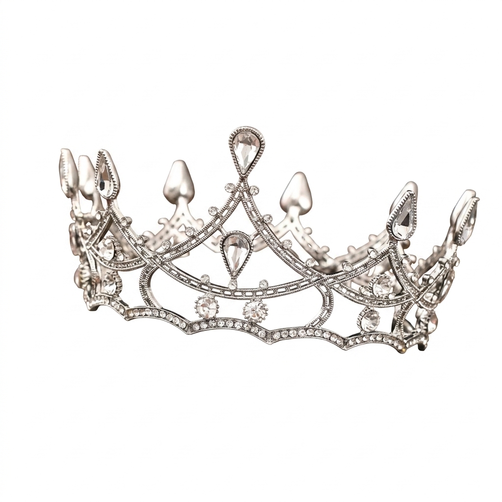 1pc Baroque Crystal Crown Eleg - Women'S Wedding Accessories recension och pris