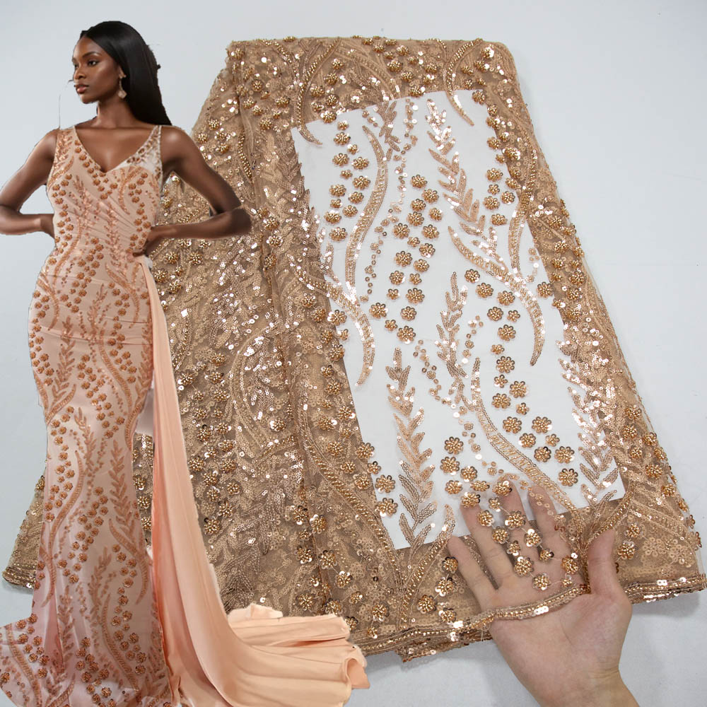 Luxury French Beaded Sequins L - Women'S African Accessories recension och pris