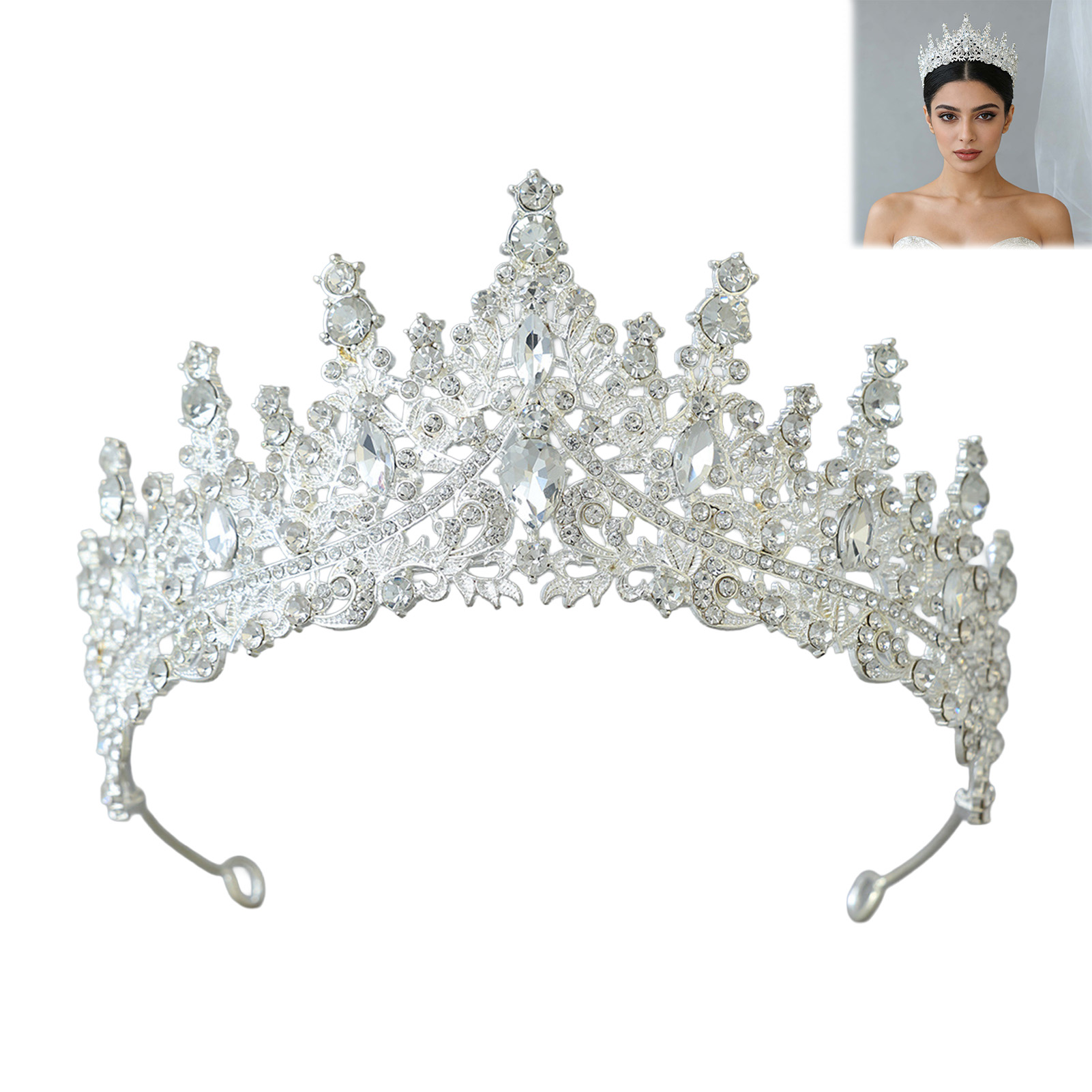 Bridal Headpiece Sparkling Rhi - Women'S Wedding Accessories recension och pris