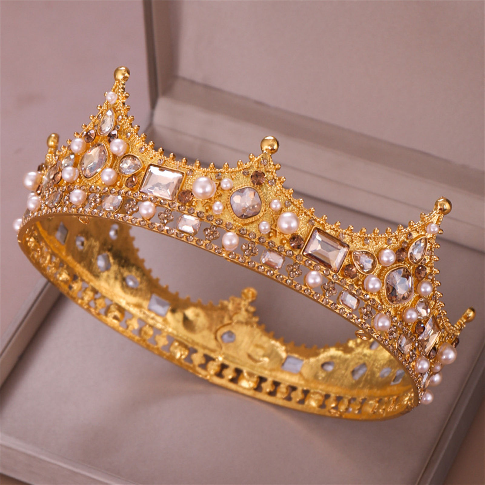 Bridal Crown Rhinestone Tiara  - Women'S Wedding Accessories recension och pris