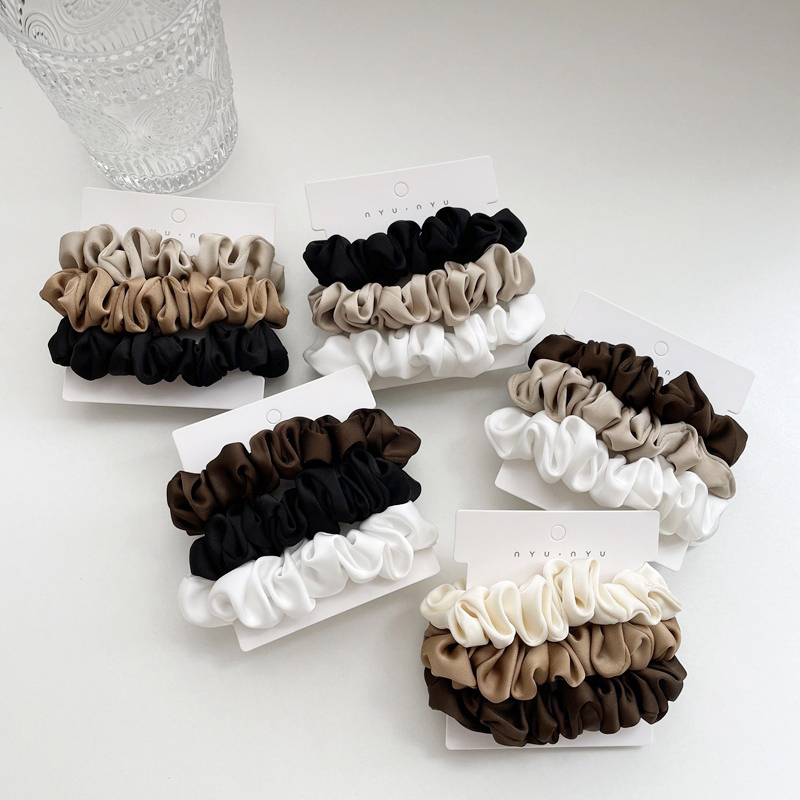 3Pcs/Set Satin Hair Scrunchies - Scrunchie Satin Set recension och pris