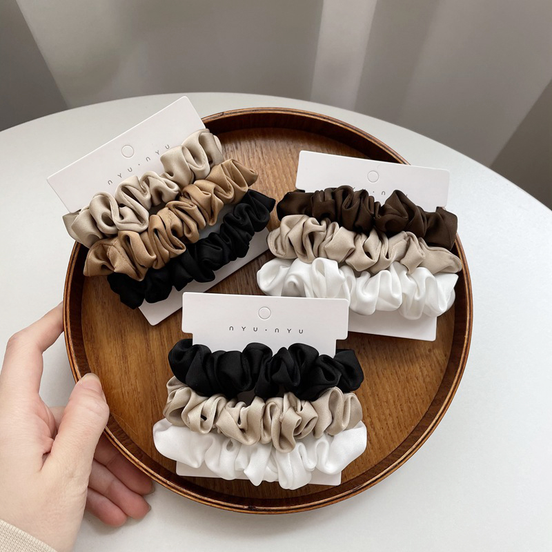 3Pcs/Set Satin Hair Scrunchies - Scrunchie Satin Set recension och pris